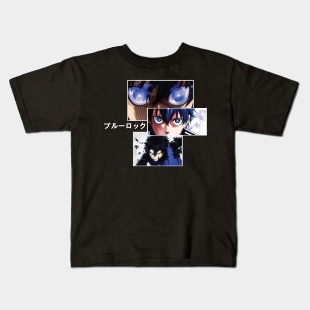 Blue Lock - Yoichi Isagi Kids T-Shirt by Shapwac12